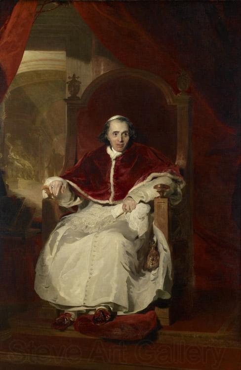 Sir Thomas Lawrence Pope Pius VII (mk25) Spain oil painting art